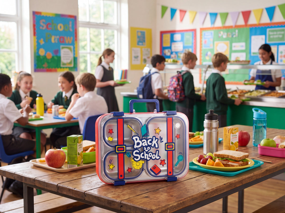 Individually Sealed Stainless Steel Lunch Box