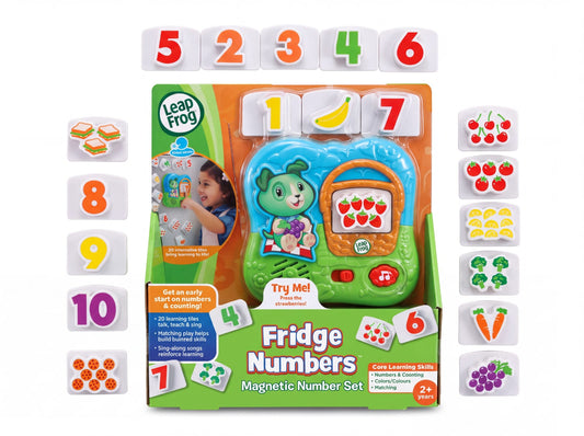 Leap Frog Fridge Numbers Magnetic Set