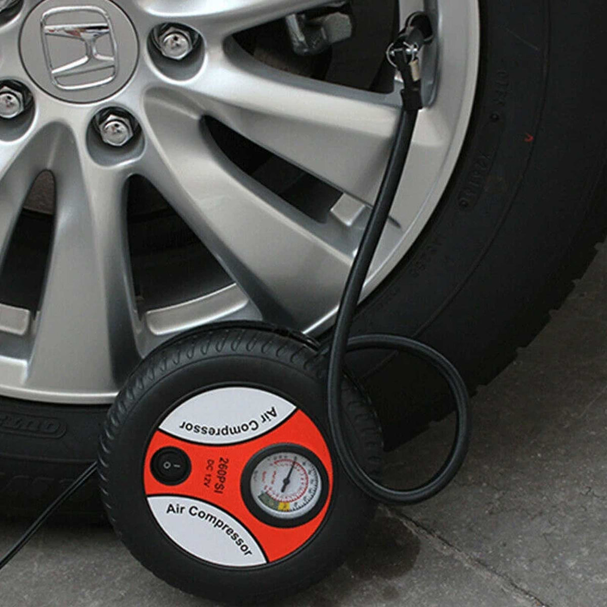 Car Maintenance & Repair Tool Portable Tire Inflator Air Compressor Pump Compact Mini Car Inflator For Home And Vehicle Use