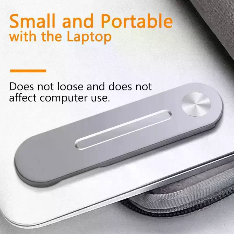 Laptop Side Phone Holder Mount Magnetic Adjustable Phone Stand Folding Monitor Expansion Phone Holder