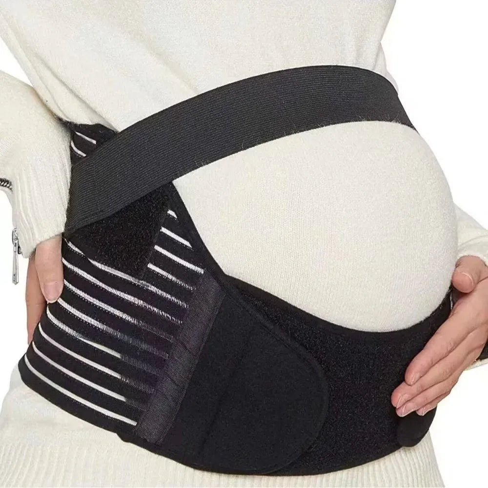 Adjustable Pregnant Women Belts Comfortable Breathable Maternity Belly Band Soft Elastic Abdominal Support Brace