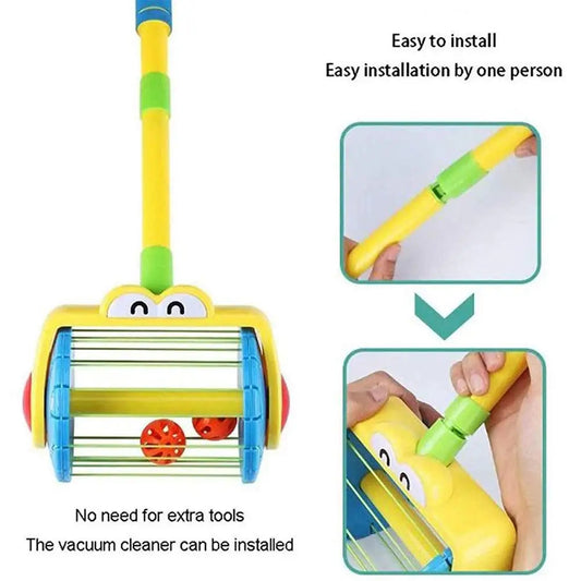 Electric Launch Cleaner Creative Learning Montessori Educational Bell Emitter Dust Collector Parent-Child Interactive Toy