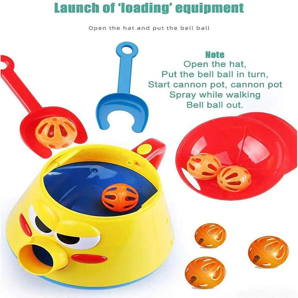 Electric Launch Cleaner Creative Learning Montessori Educational Bell Emitter Dust Collector Parent-Child Interactive Toy