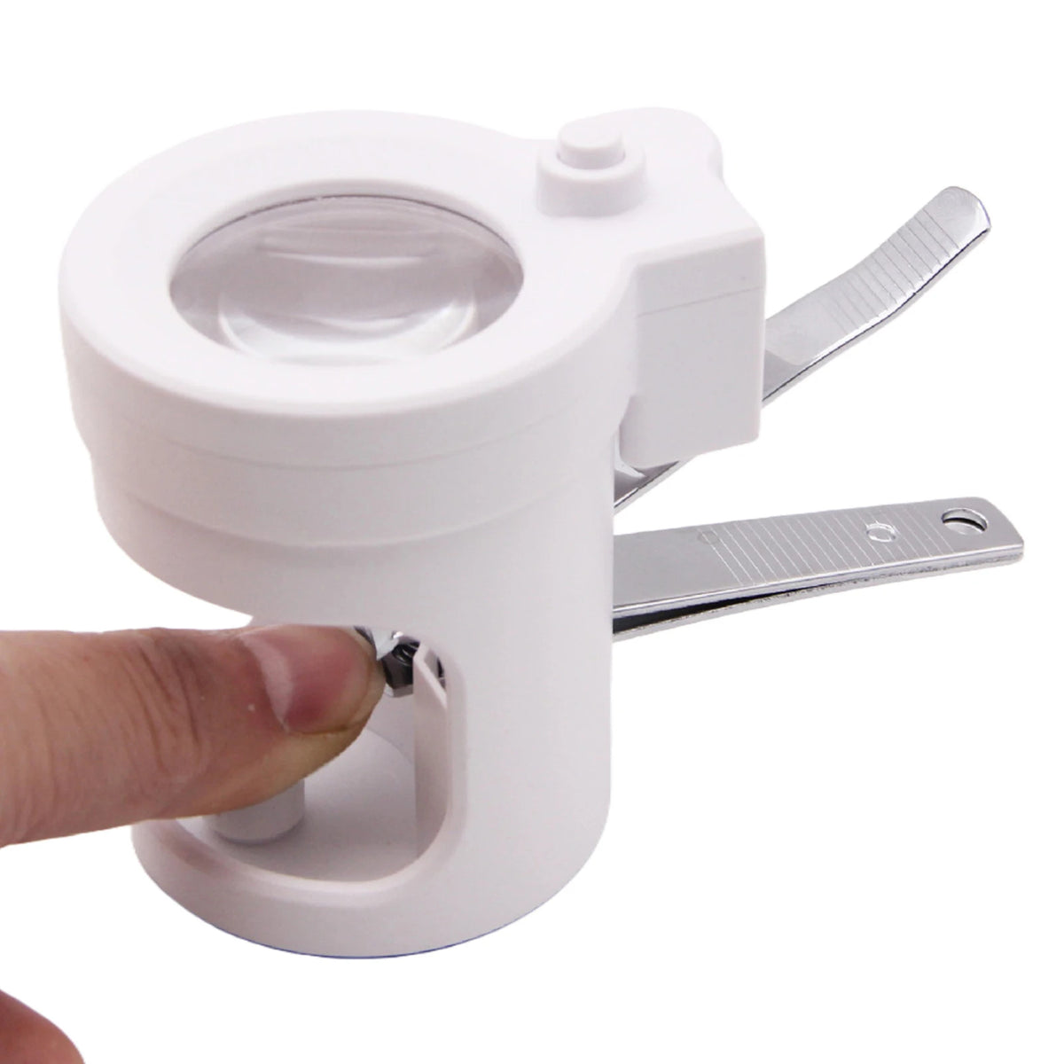 Nail Clipper with 8x Magnifier and LED Light Fingernail Cutter Fingernail Toenail Trimmer for Seniors Elderly Gift