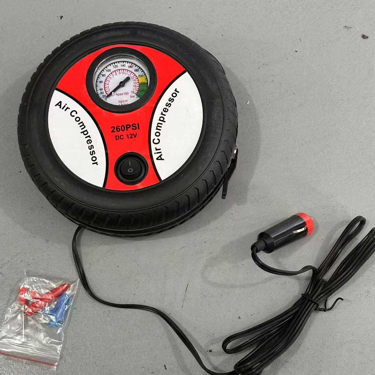 Car Maintenance & Repair Tool Portable Tire Inflator Air Compressor Pump Compact Mini Car Inflator For Home And Vehicle Use