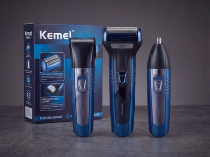 Kemei 3-in-1 Men's Grooming Kit – KM-6330