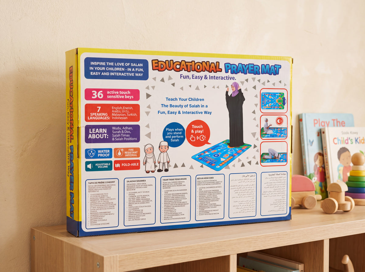 Educational Prayer Mat for Kids
