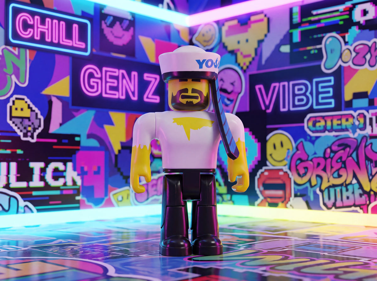 Roblox Style Action Figure Set