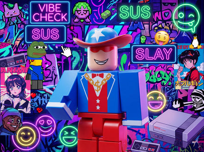 Roblox Style Action Figure Set