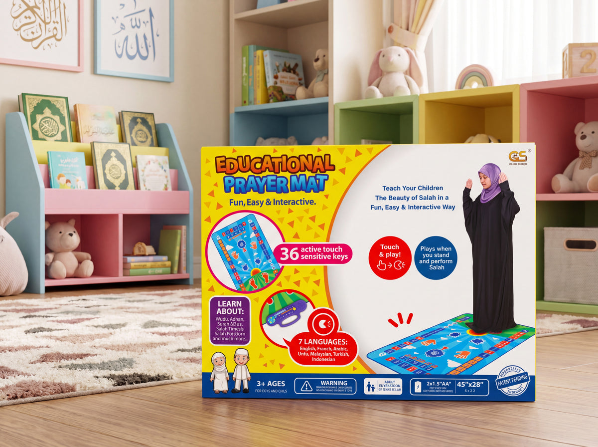 Educational Prayer Mat for Kids