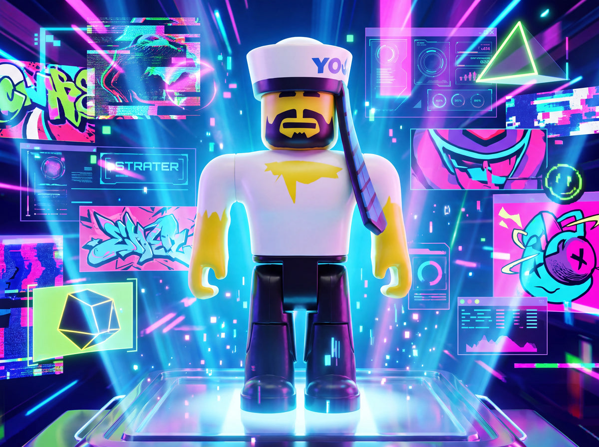 Roblox Style Action Figure Set