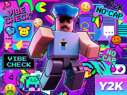 Roblox Style Action Figure Set