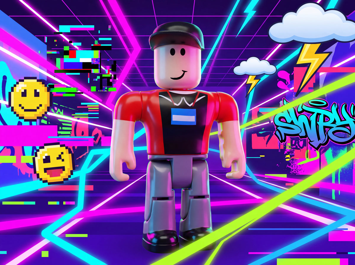 Roblox Style Action Figure Set