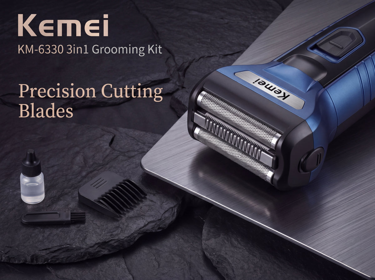Kemei 3-in-1 Men's Grooming Kit – KM-6330